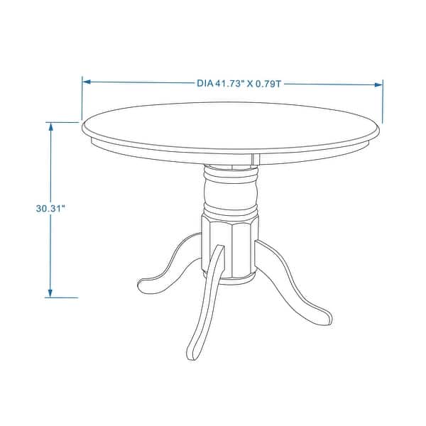 42" Round Wood Pedestal Dining Table On Sale Bed Bath & Beyond